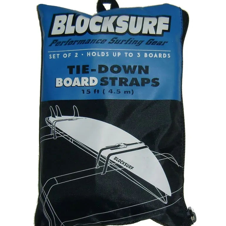 Block Surf 15ft Surfboard Tie Down Straps