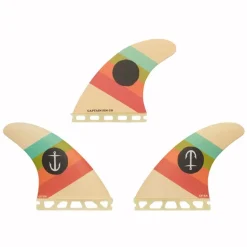 Captian Fin Co. Series (Single Tab) Medium Thuster Fin Set