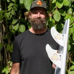 FCS II CI Upright Medium Tri/Quad Surfboard Fins
