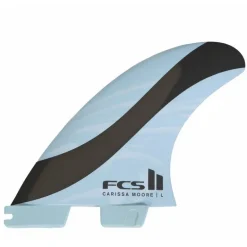 FCS II PC+Aircore Carissa Moore Signature Thruster Large Blue Surfboard Fins