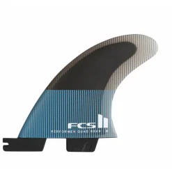 FCS II Performer PC Large Quad Rear Tranquil Blue Surfboard Fins