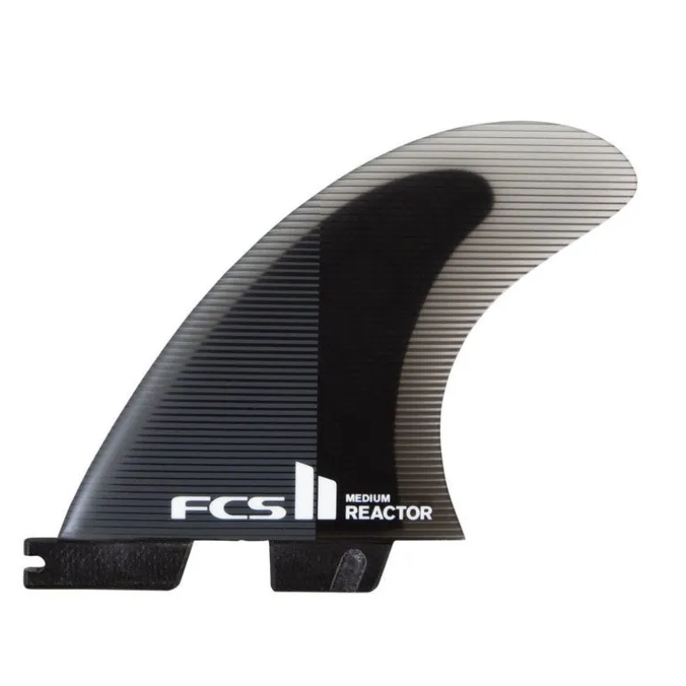 FCS II Reactor PC Large Thruster Surfboard Fin Set