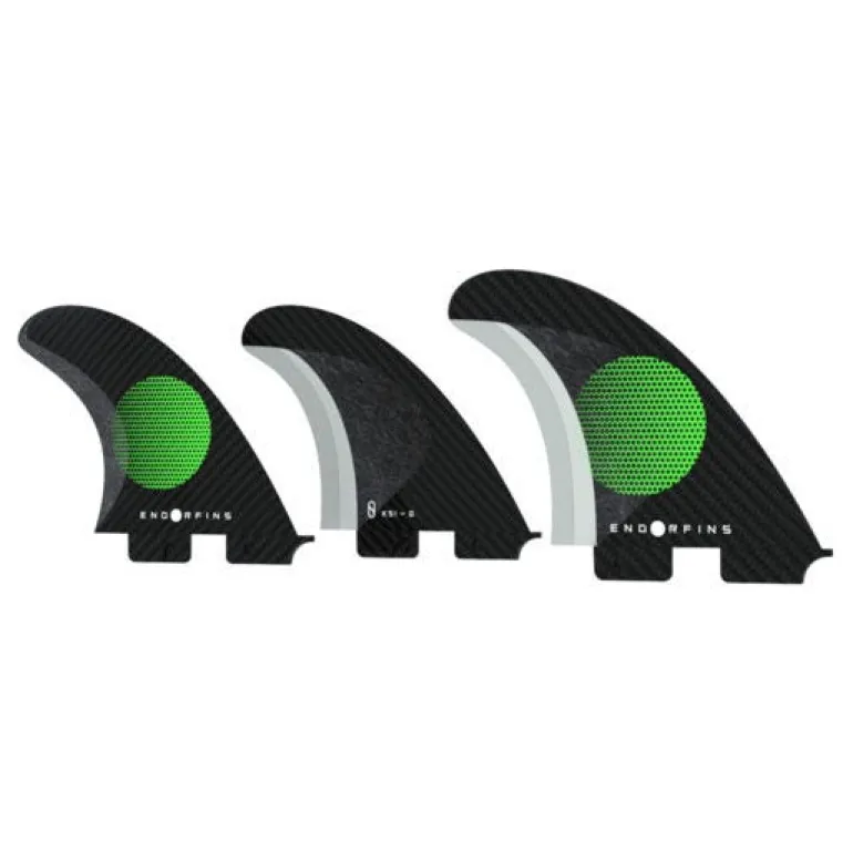 Firewire Endorfins KS1 Thruster Small 2 Tab Surfboard Fin Set