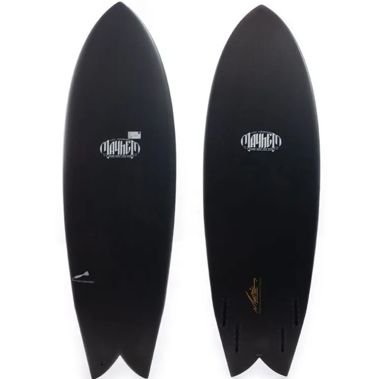 Lost 5'8 Round Nose Fish Retro Double Dart Surfboard