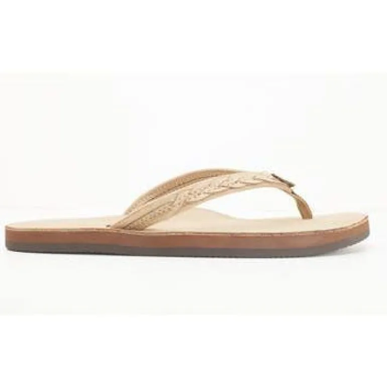 Rainbow Madison Women's Leather Flip Flops