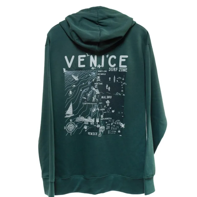 Rider Shack Venice Surf Map Hoodie