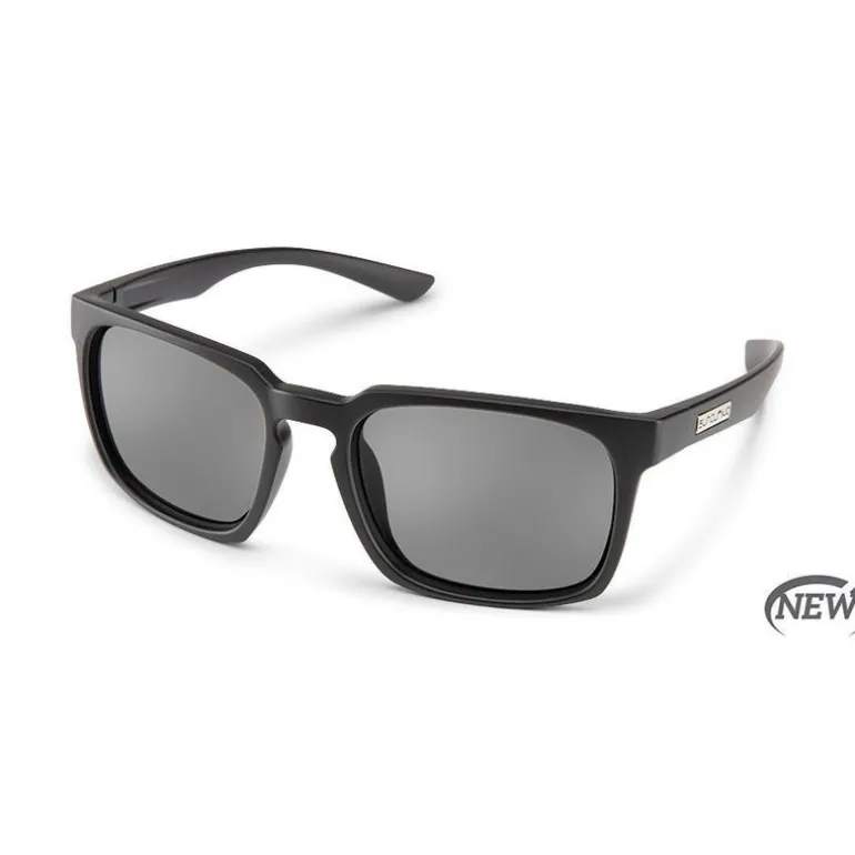 Suncloud Hundo Matte Black/Grey Sunglasses