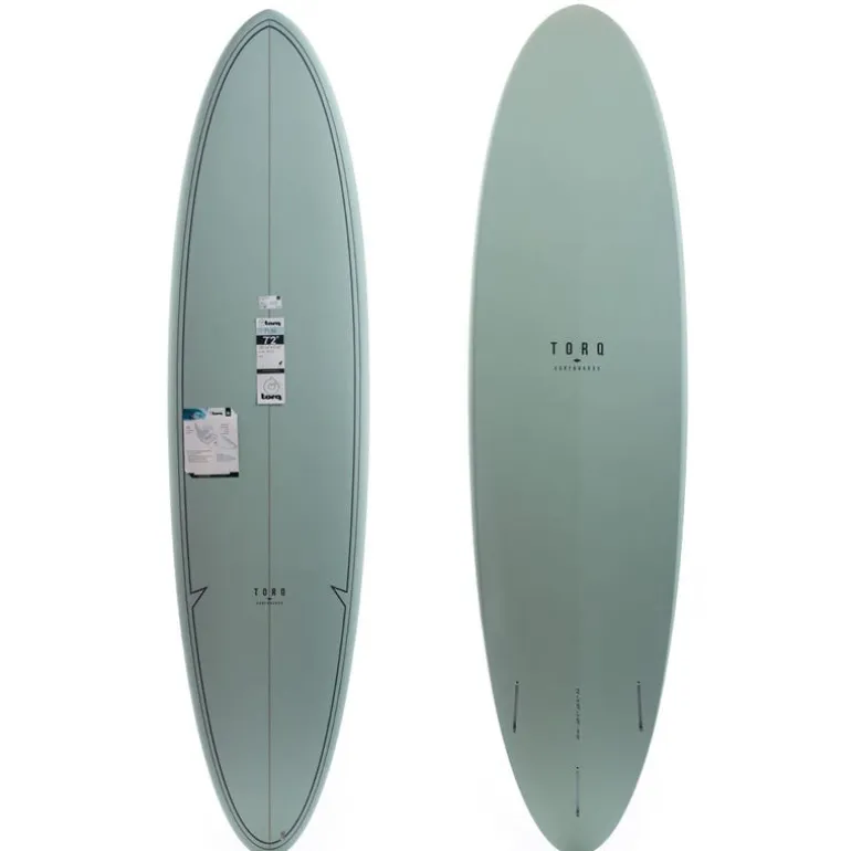 Torq 7'2 Fun Grey Pattern Funboard Surfboard