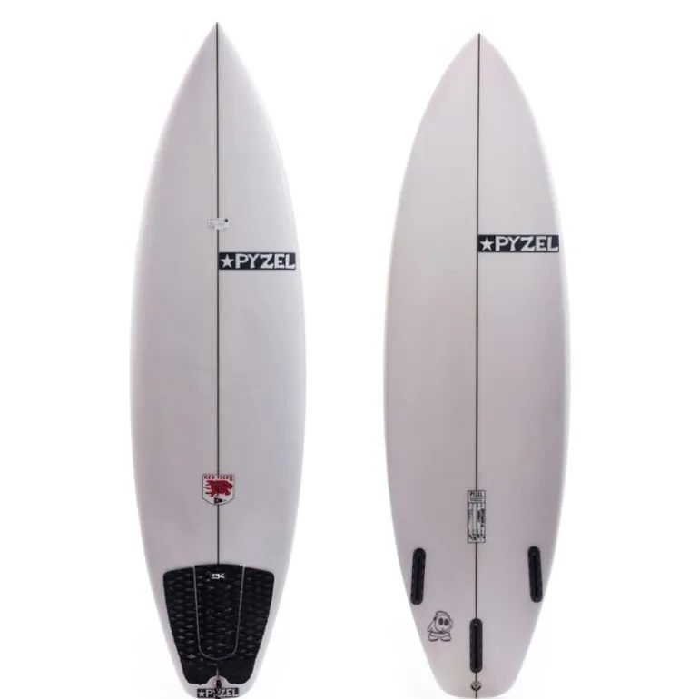 Used 6'2 Pyzel Red Tiger Surfboard Shortboard